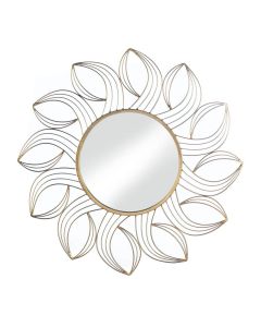 GOLDEN PETALS WALL MIRROR